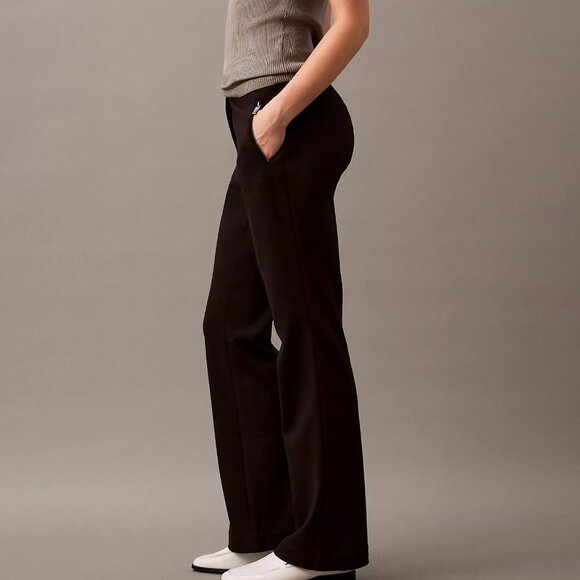 Calvin Klein Ponte Flared Fit Pants - Size 2 - Color Gray - Picture 3 of 8